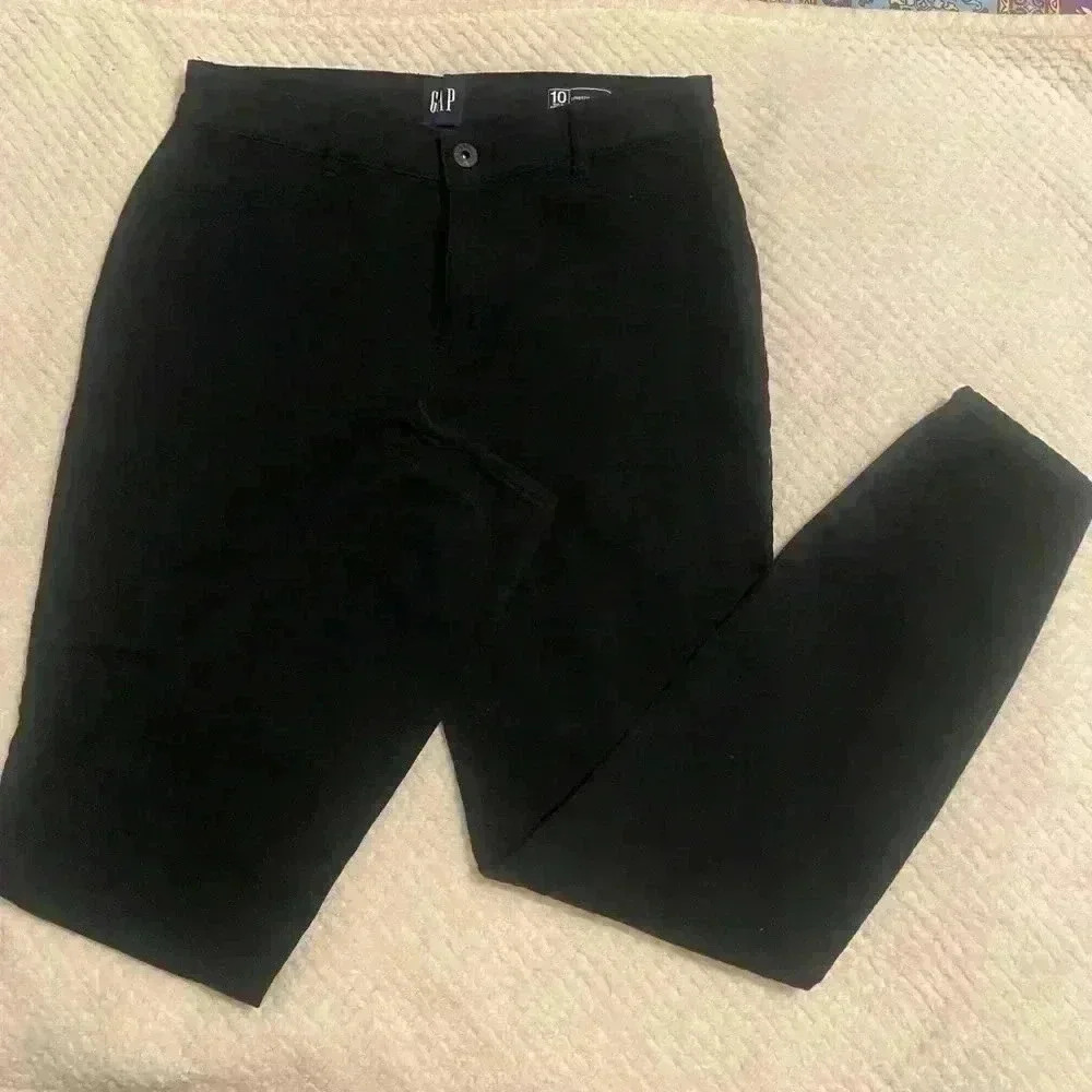 Gap black stretch skinny jeans women’s size 10 EUC